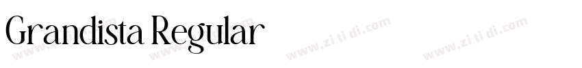 Grandista Regular字体转换